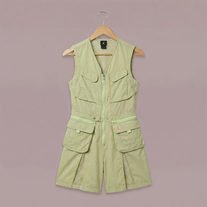 Zoom Jordan Women's Air Jordan Heatwave Flightsuit 'Limelight', XS