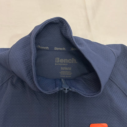 Bench Urbanwear Men's Medium Navy Blue Zip-Up Jacket | Gorpcore Tech-Wear