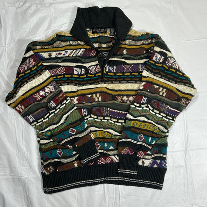Brandini Le Collezioni Coogi Style Sweater, Size Medium, 3D Textured Knit