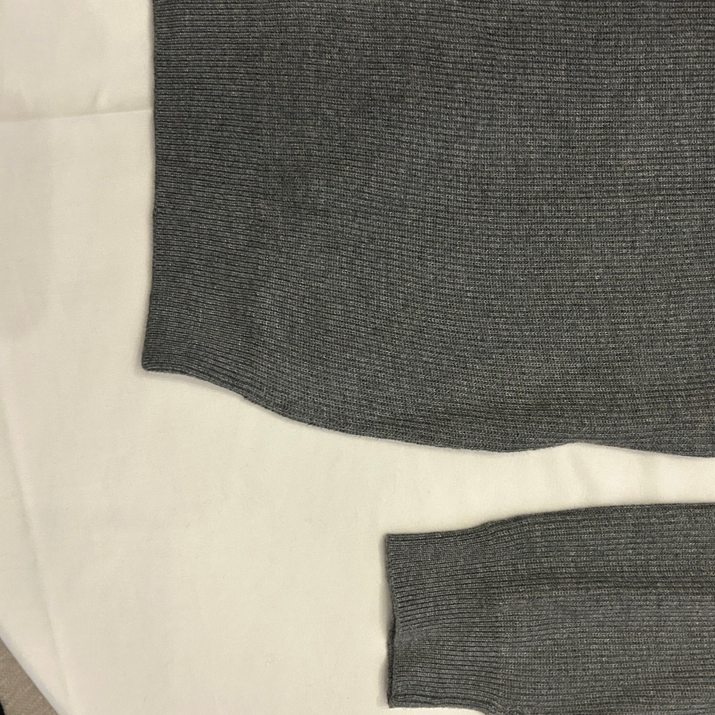 NWT Perry Ellis Men's XL Gray Mock Turtleneck Sweater | Cotton-Rayon Blend