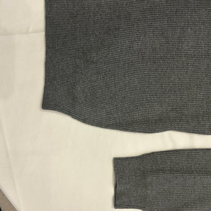 NWT Perry Ellis Men's XL Gray Mock Turtleneck Sweater | Cotton-Rayon Blend