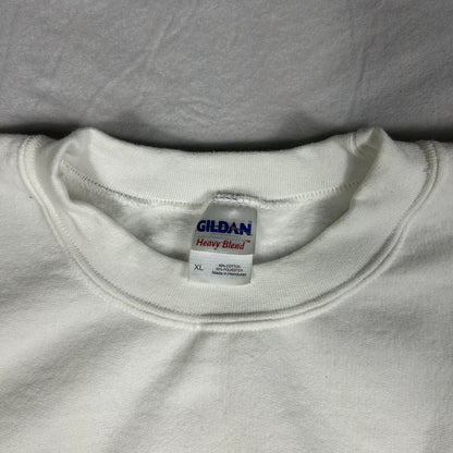 Vintage Bongos Cuban Cafe Sweatshirt - Miami Orlando - White Crewneck XL - Gloria Estefan