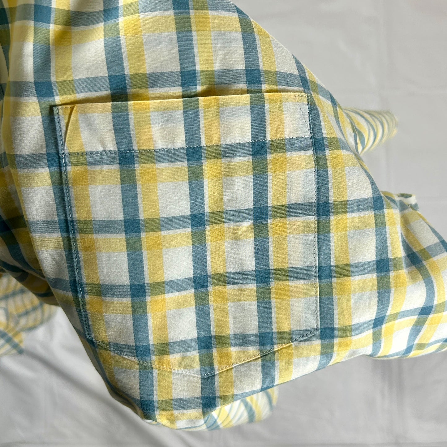 Vintage J. Crew Flex Washed Button Down Shirt Size L, Slim Untucked Spring Shirt