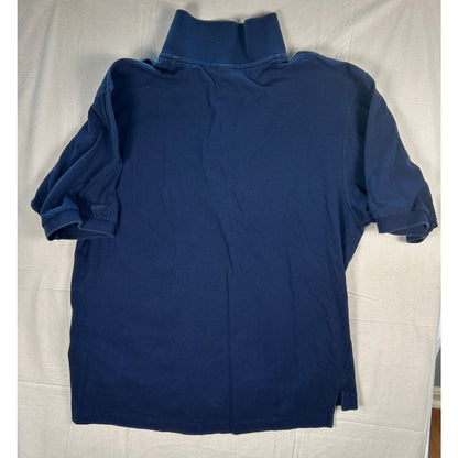 Vintage Nike Golf Men’s Polo Shirt, Navy Blue, Indian River Plantation, Large