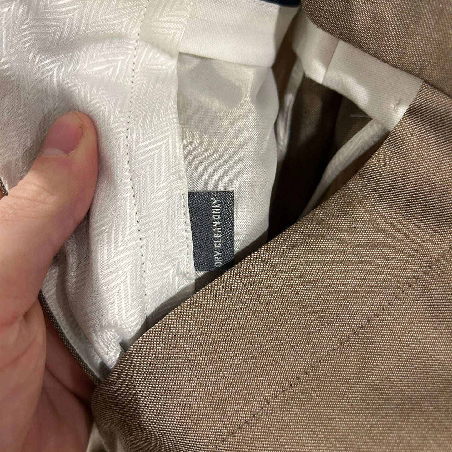 NWT Daniel Cremieux Signature Collection Pleated Dress Pants - 36x30 - Tan