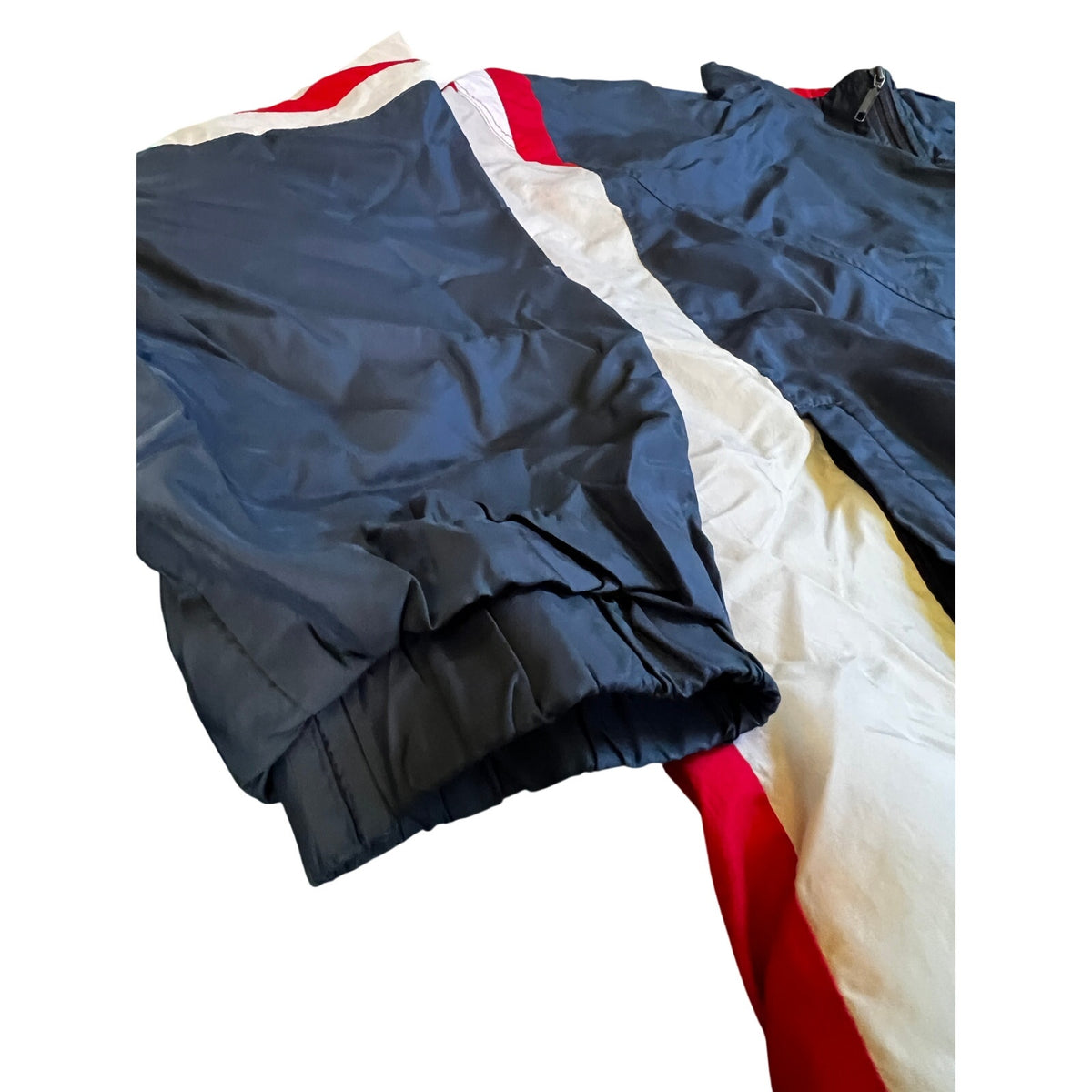 STARTER Vintage 1990s Cleveland Indians Full-Zip Windbreaker Jacket, XL Size