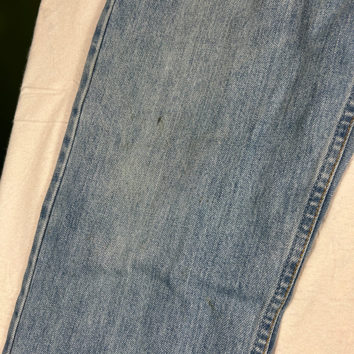 Levi's 505 Regular Fit Men's Jeans - 36x30 - Authentic Worn Vintage Wash Denim