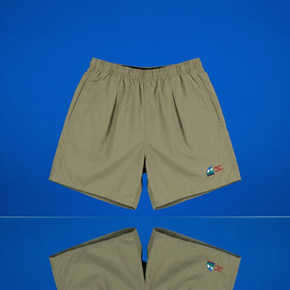 Copied - Vintage 90s Weekender Men’s Swim Trunks, Medium, 100% Nylon, Brown, Retro Sport