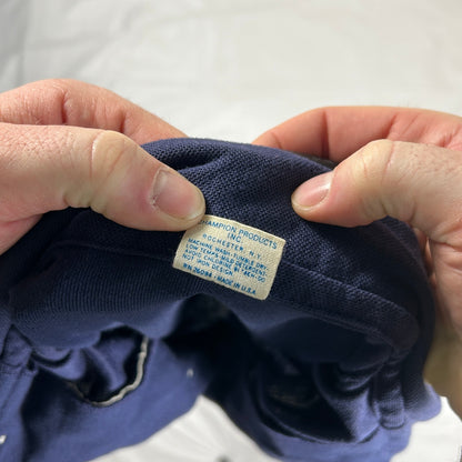 Vintage Champion Hotel Saxonburg Women's Polo Shirt Navy Blue Size Medium