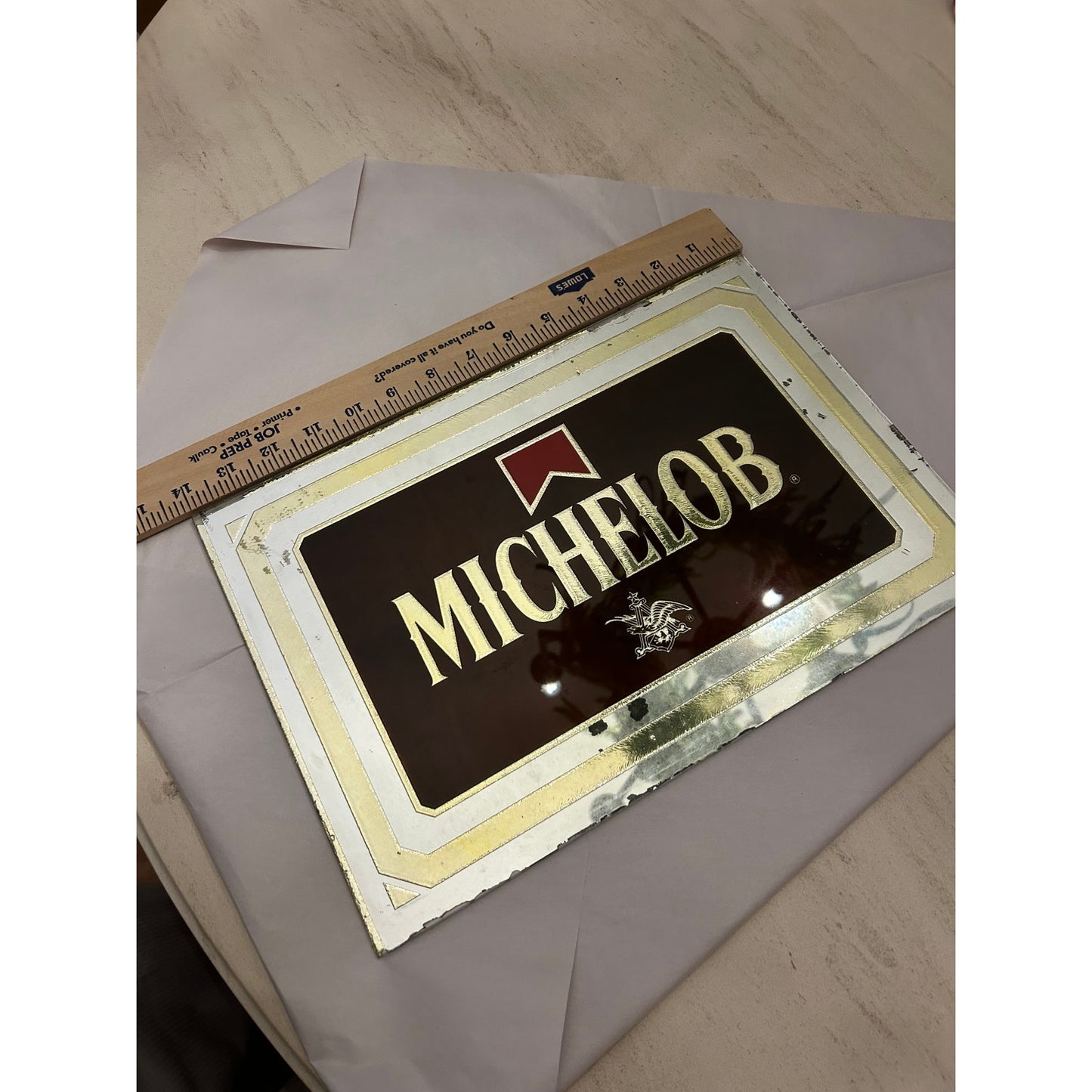 Michelob Ultra Beer Mirror Sign - Frameless Low Carb Light Beer Bar Decor