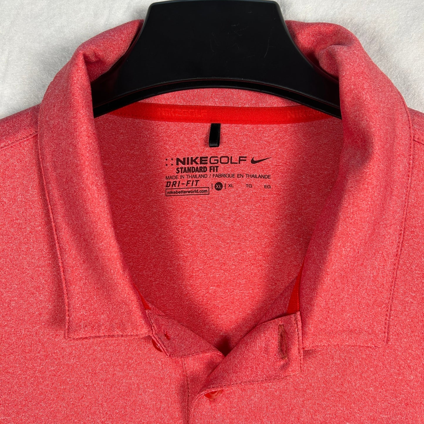 Nike Golf Men’s Dri-FIT Polo Shirt - Disney Mickey Mouse - Pink & Gray - Size XL