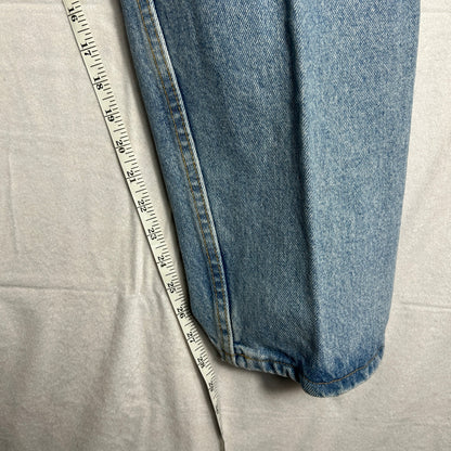 Eddie Bauer Classic Fit Light Wash Jeans, Men’s 35x30, Heavyweight Denim E4433