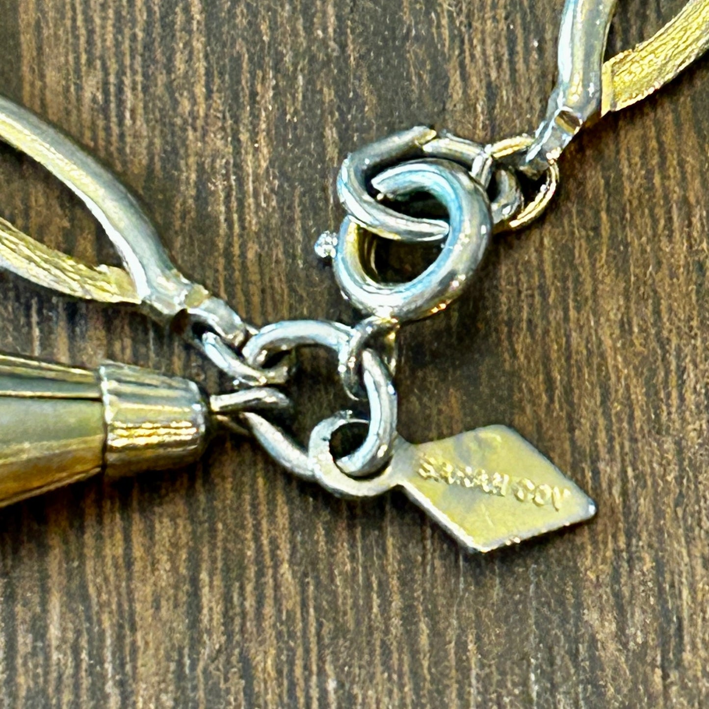 Vintage Sarah Coventry Gold Tone Open Leaf Link Bracelet