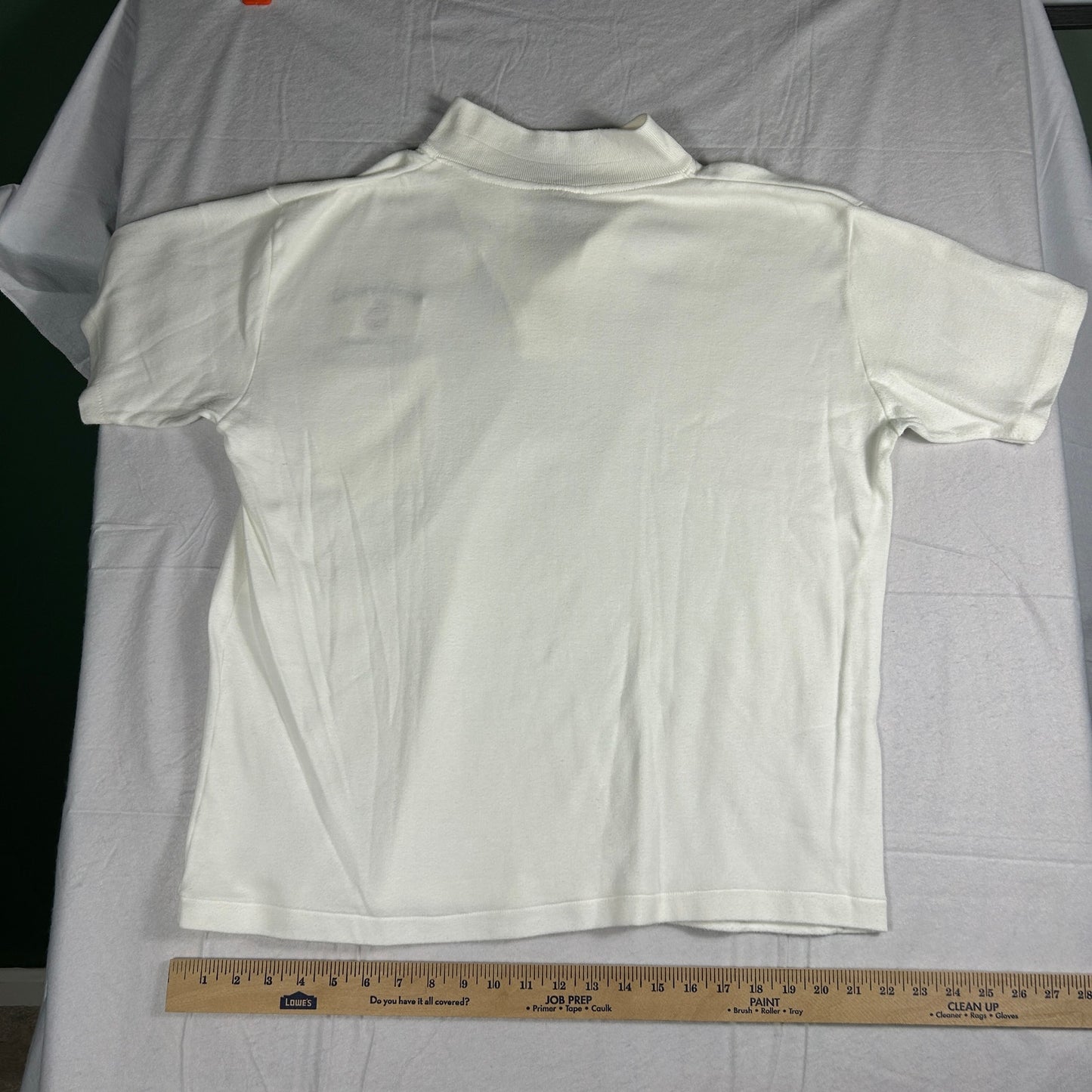 Vintage 90s Spider Bay Marina Little Current Polo Shirt, White Single Stitch, XL