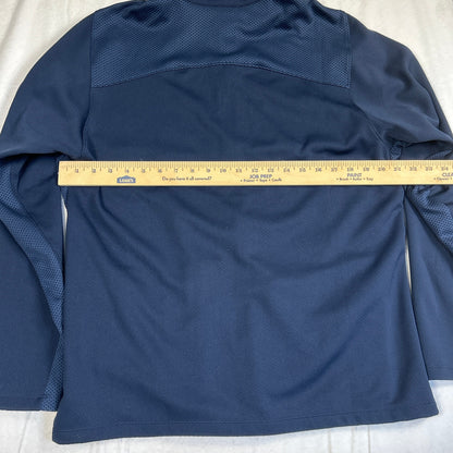 Nike Sphere Dry Full-Zip Track Jacket, Men's Large, Navy Blue, Base Layer