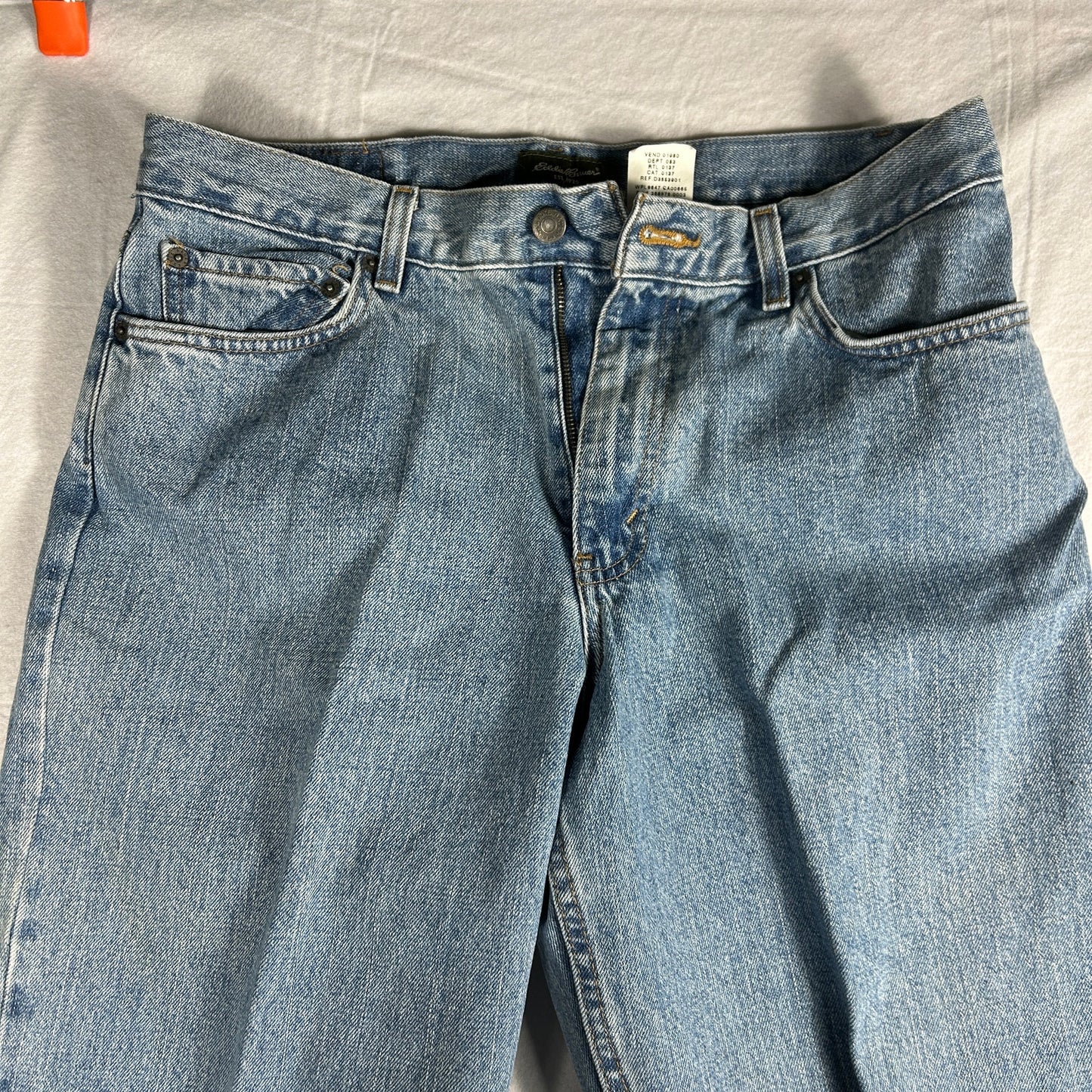 Eddie Bauer Classic Fit Straight Leg Jeans - Medium Wash Denim - Men’s 35 x 30
