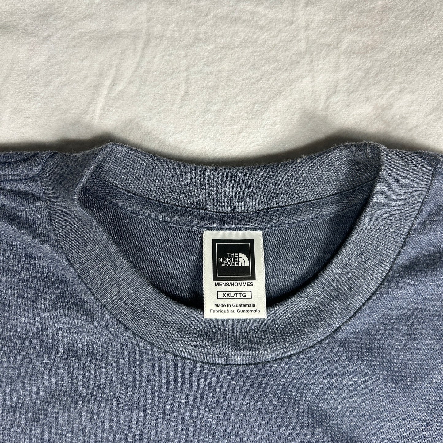 The North Face "Fine Alpine Equipment" Graphic Tee - Men’s XXL - Heather Navy Blue