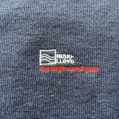 Vintage Henri-Lloyd Made in Scotland Crewneck Sweater | XL | Navy Blue Wool Knit