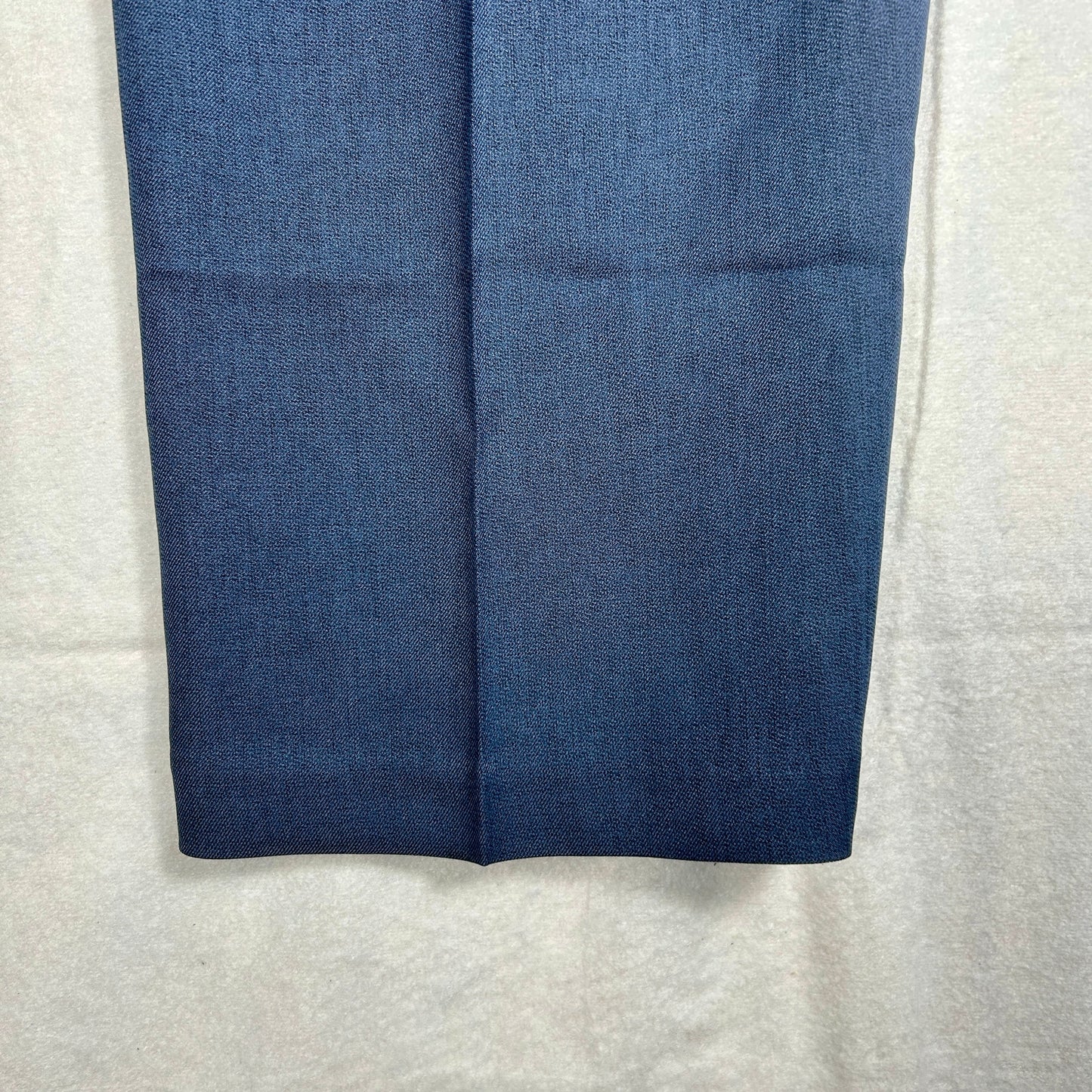 NWT Haggar Men's Super Flex Waistband Dress Pants, 32x30 Navy Blue, Straight Fit