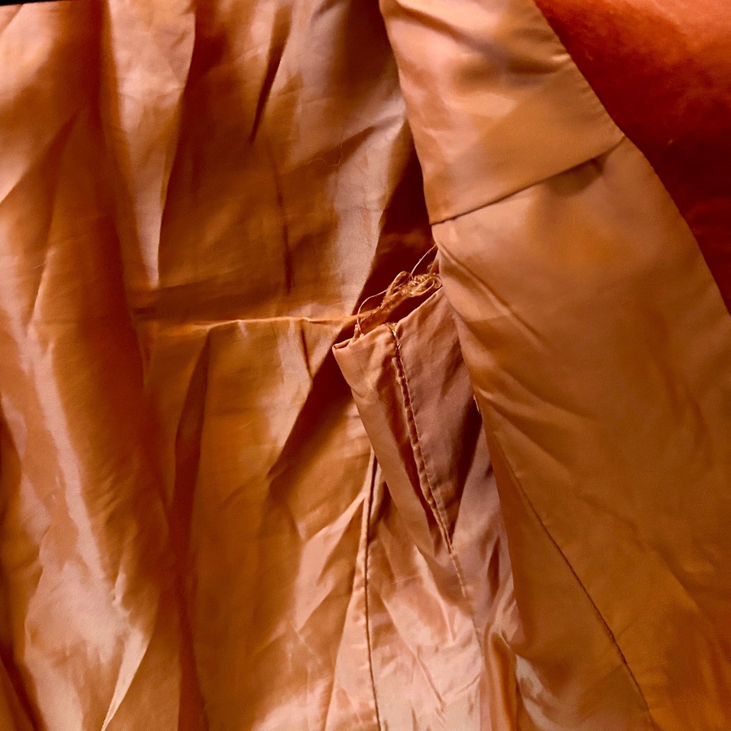 Armor Jeans Women’s Small Burnt Orange Velvet Blazer