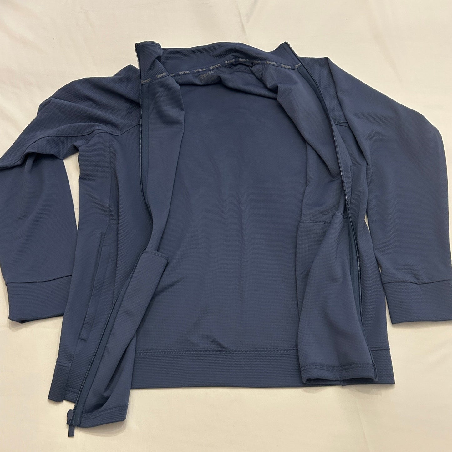 Bench Urbanwear Men's Medium Navy Blue Zip-Up Jacket | Gorpcore Tech-Wear