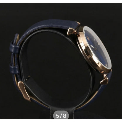 Magnicor Watch with Blue Argyle Dial and Blue Strap Women's 40mm