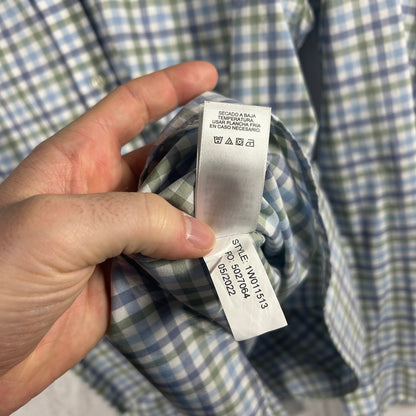 Vineyard Vines Performance Gingham Button Down Shirt Size L, Classic Fit