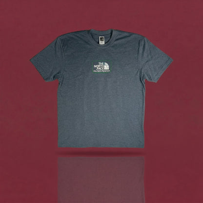 The North Face "Fine Alpine Equipment" Graphic Tee - Men’s XXL - Heather Navy Blue