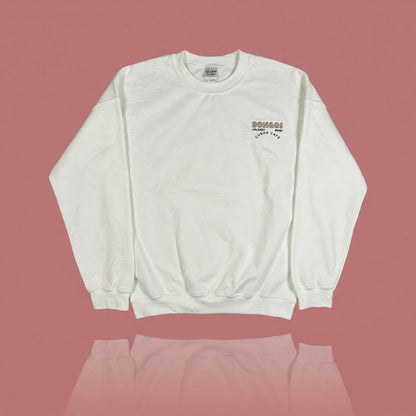 Vintage Bongos Cuban Cafe Sweatshirt - Miami Orlando - White Crewneck XL - Gloria Estefan