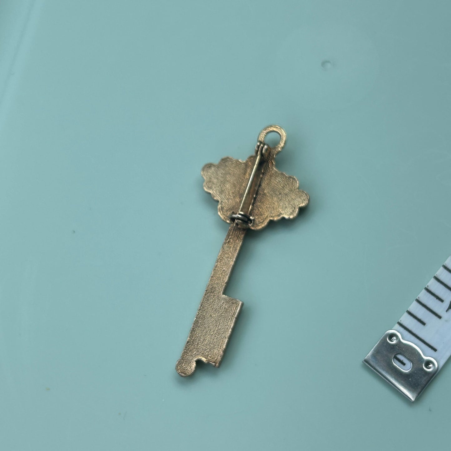Hadassah Scopus Service Award Key Brooch | Skeleton Key, Judaica Jewelry