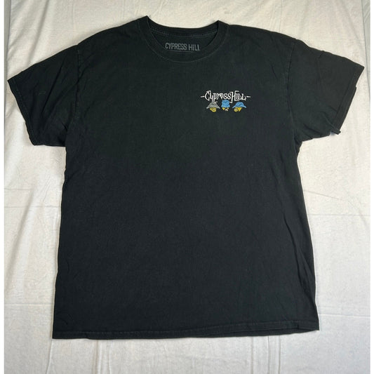 Cypress Hill 2021 Graphic T-Shirt Men's Medium/Large Black Goodie Two Sleeves