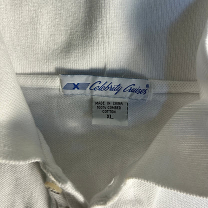 Celebrity Cruises Polo Mens Size XL White