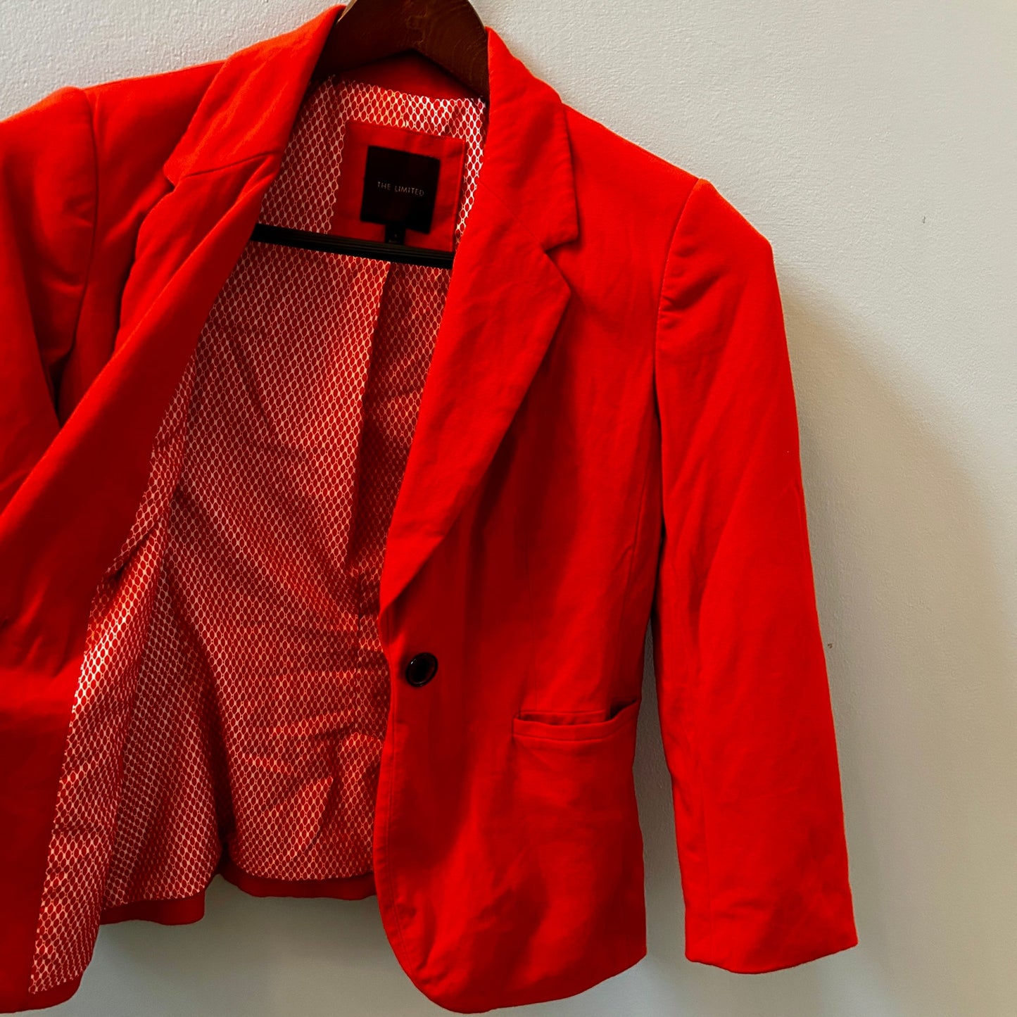 The Limited Women’s Small Red Structured Blazer