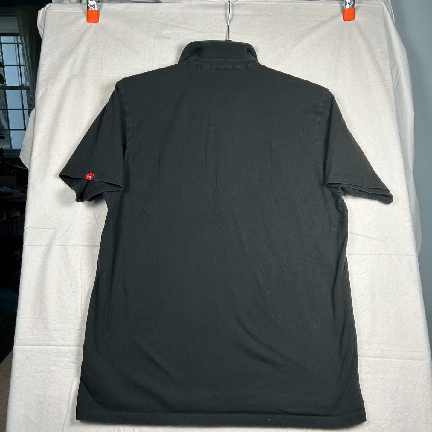 The North Face Men’s Pique Polo Shirt - Solid Black - Embroidered Logo - Size Large