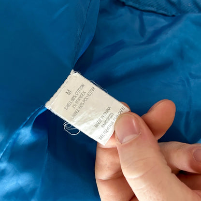 Magellan Outdoors Women's Medium Vest Blue Corduroy Zip