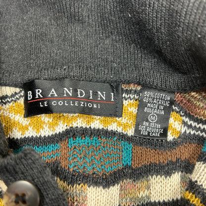 Brandini Le Collezioni Coogi Style Sweater, Size Medium, 3D Textured Knit