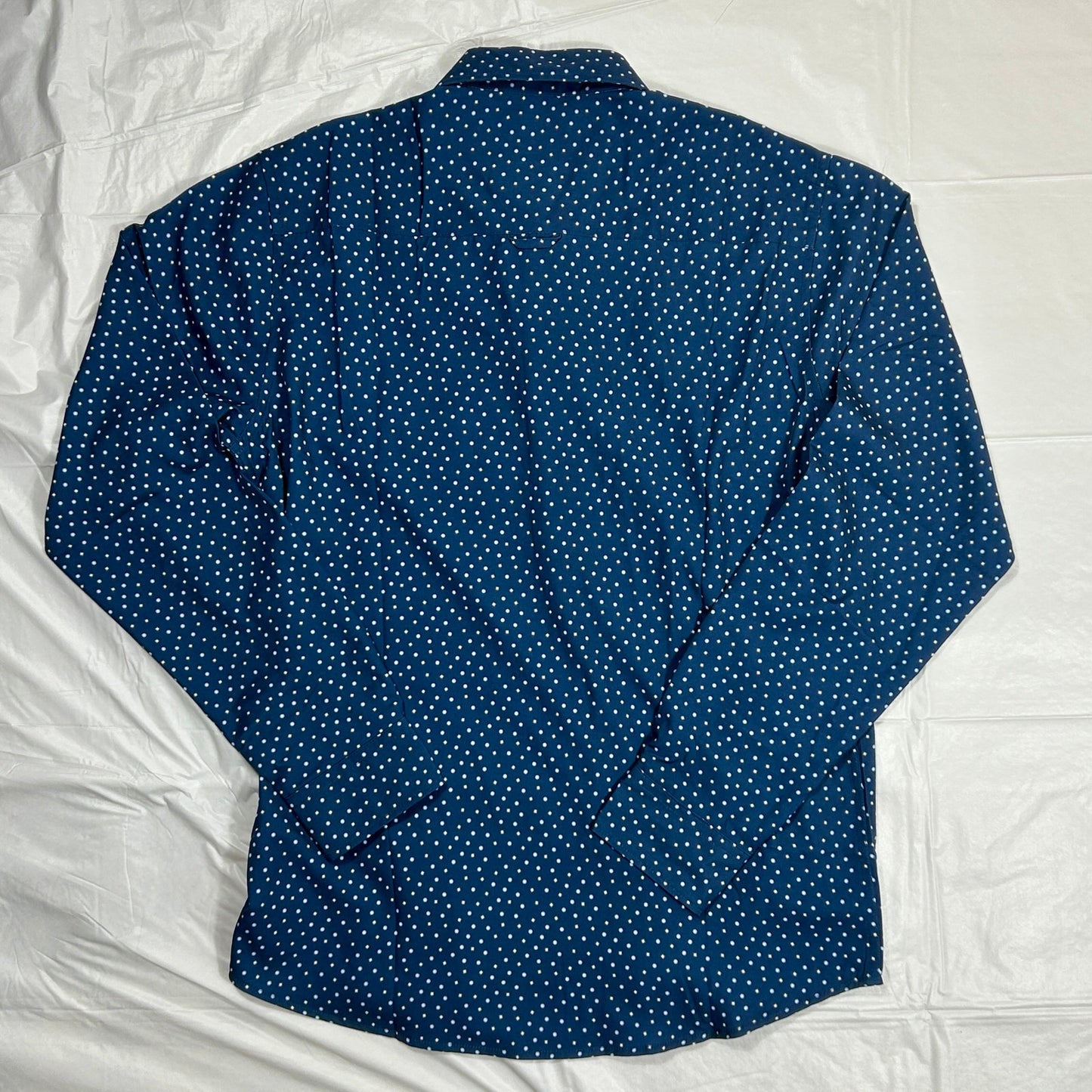 NWT Nickel & Iron Performance Stretch Button Down Shirt Size M, "Insignia Blue"