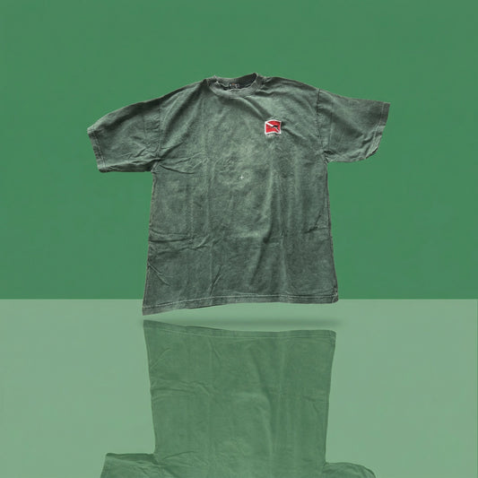 Vintage Tobermory Scuba Diving T-Shirt | Large | Washed Forest Green | Nautical