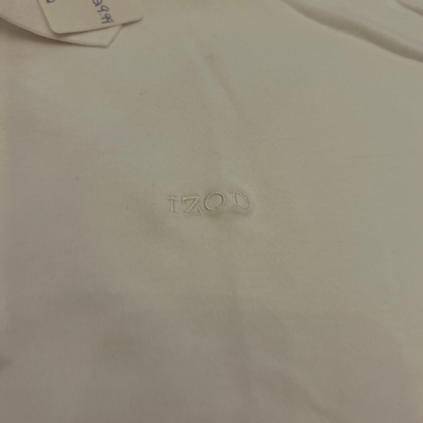 NWT IZOD White Polo Shirt Men's XL | 100% Cotton Pique Golf Casual