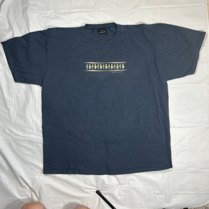 Vintage Gear for Sports Men’s XL Caribbean Mercury T-Shirt Navy Blue Fish Graphic