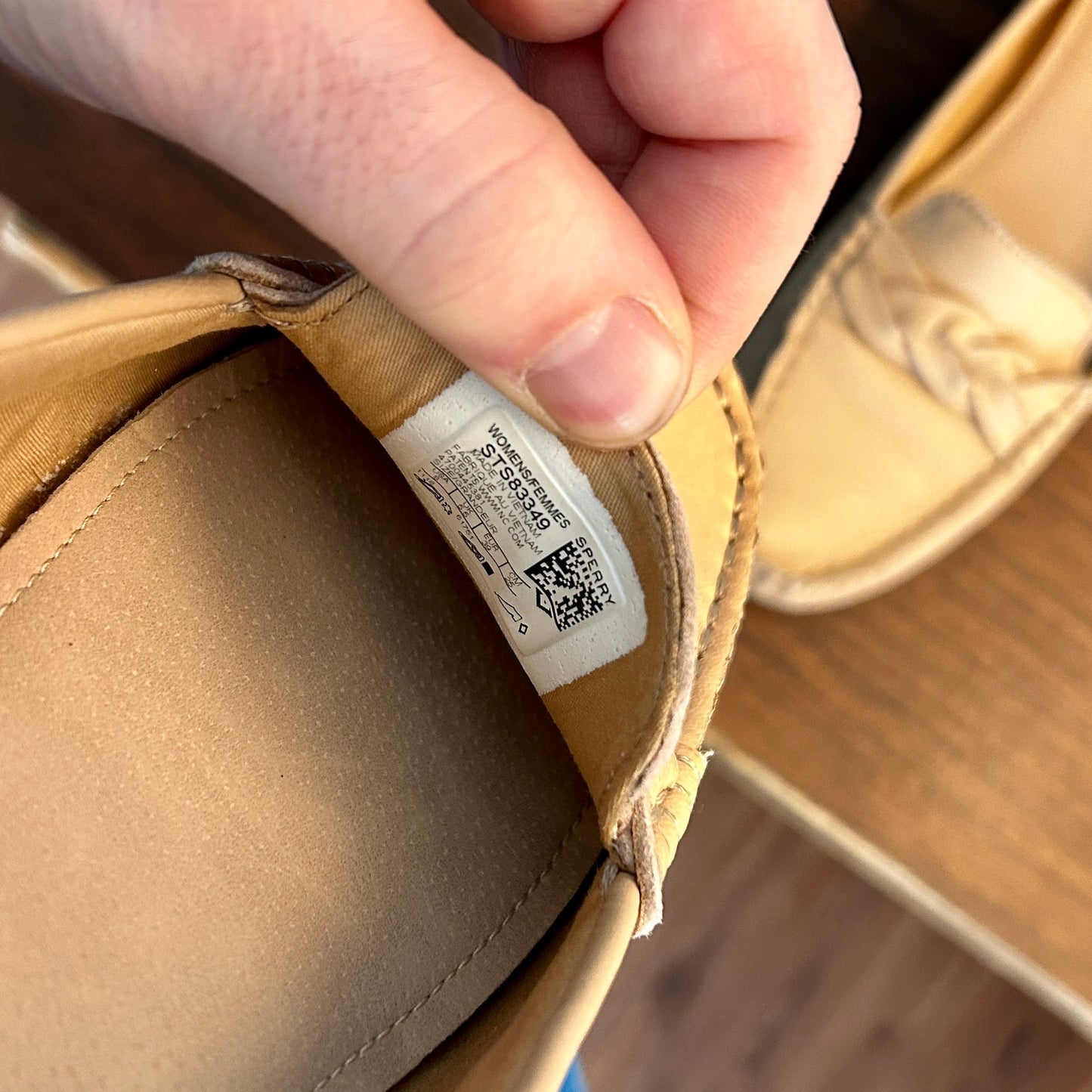 Sperry Top-Sider Women's 8.5 Tan Leather Braided Loafers