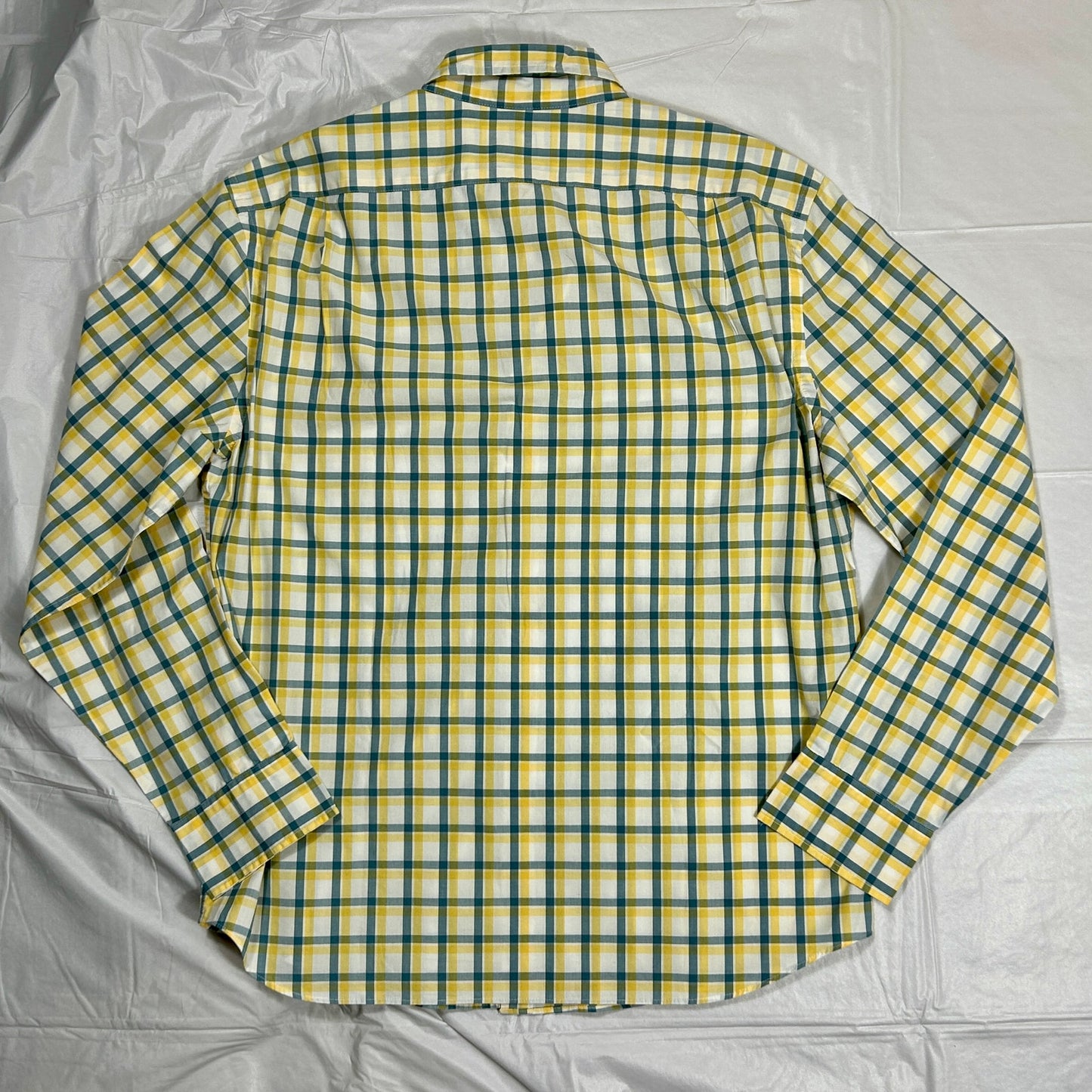 Vintage J. Crew Flex Washed Button Down Shirt Size L, Slim Untucked Spring Shirt