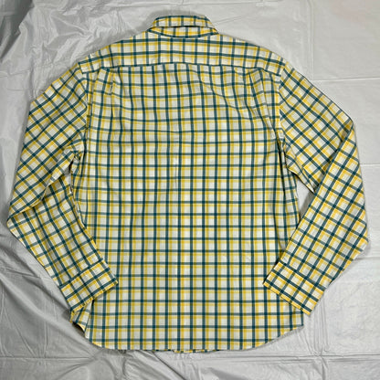Vintage J. Crew Flex Washed Button Down Shirt Size L, Slim Untucked Spring Shirt
