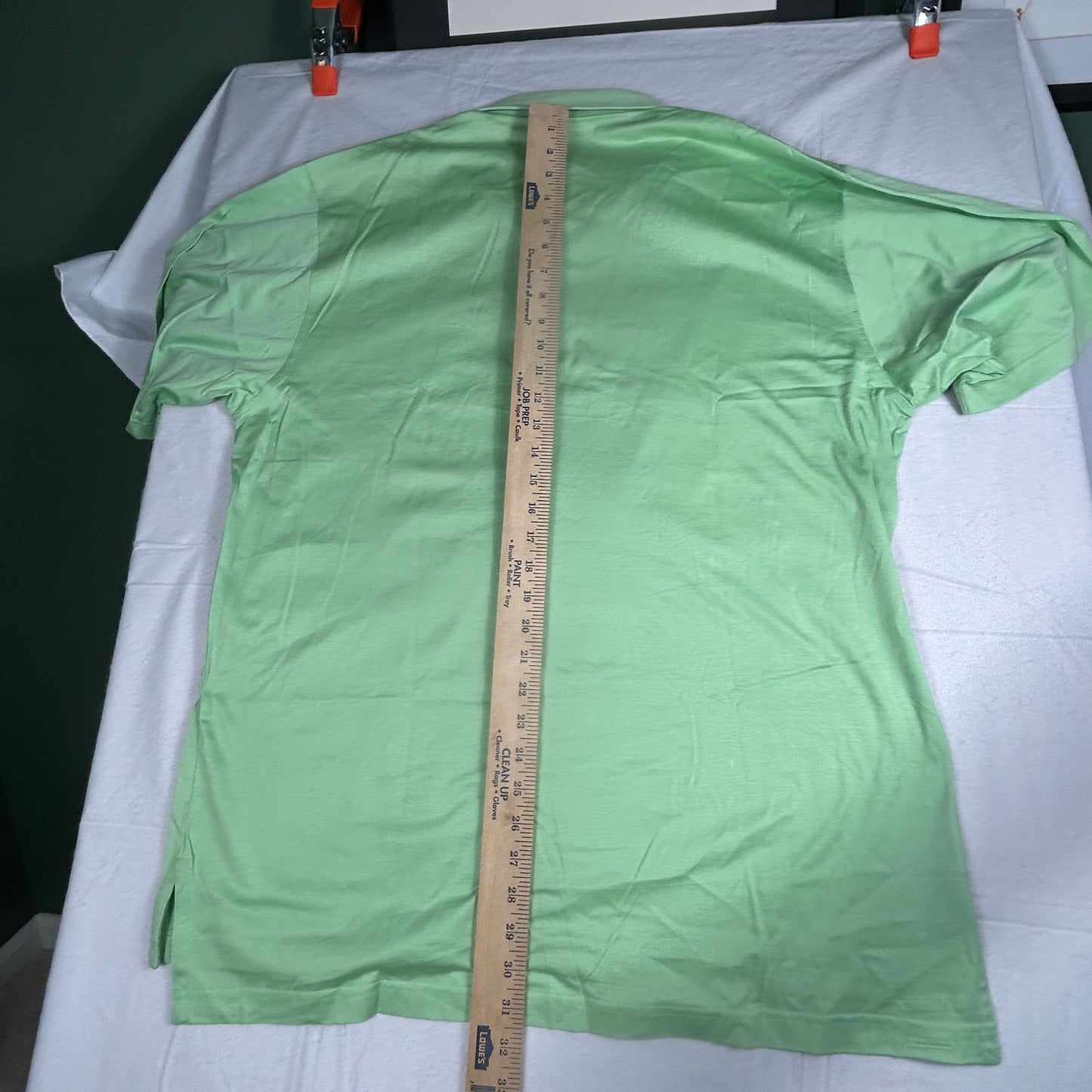 Peter Millar Men's Large Green Golf Polo Shirt - Crown Sport Summer Performance
