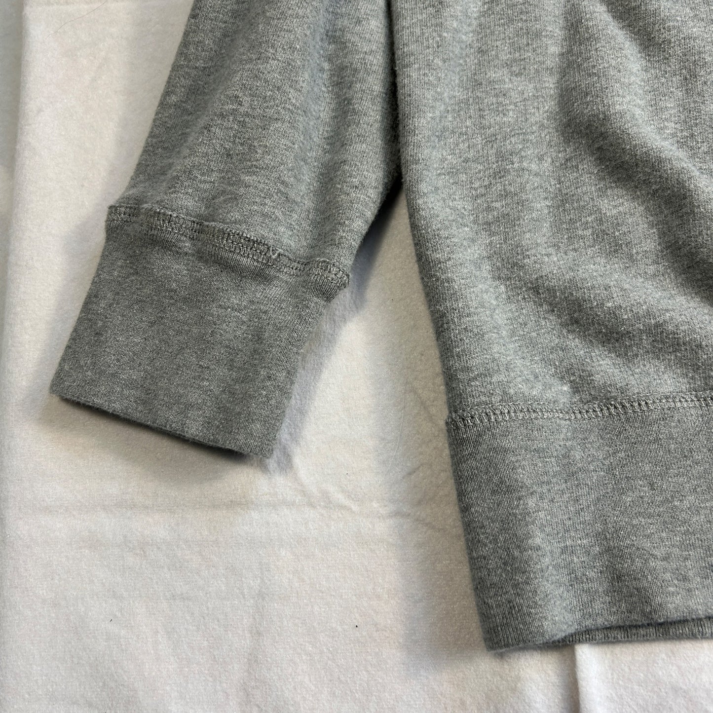 Disney Parks Authentic Original Mickey Mouse Raglan Sweatshirt, Gray, Size Large