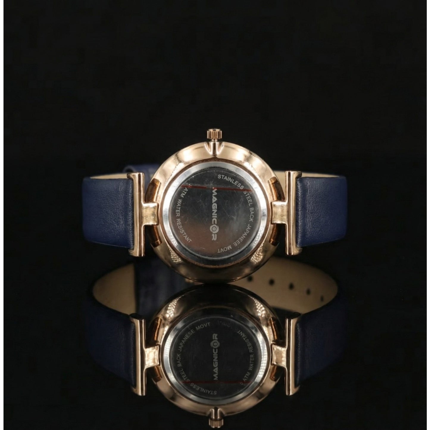 Magnicor Watch with Blue Argyle Dial and Blue Strap Women's 40mm