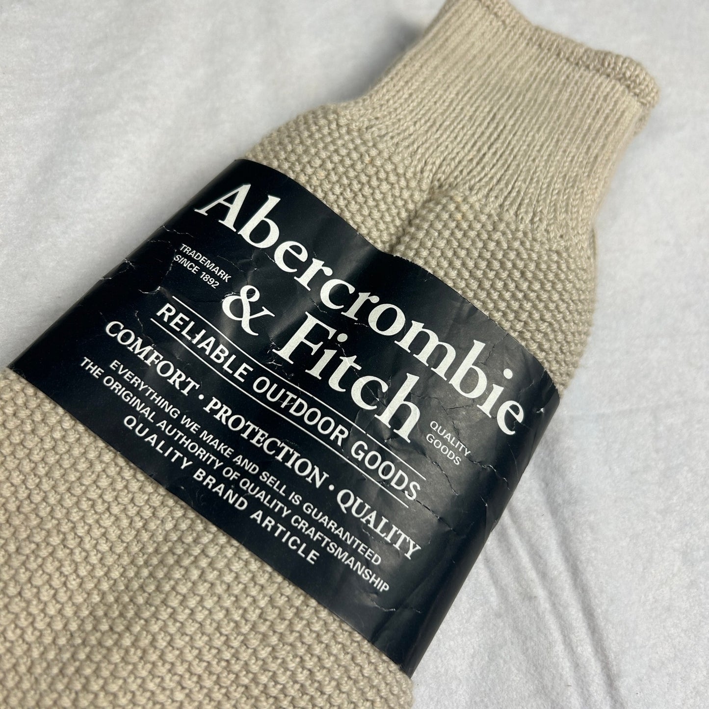 Vintage Abercrombie & Fitch Reliable Outdoor Goods Socks Deadstock Made in USA