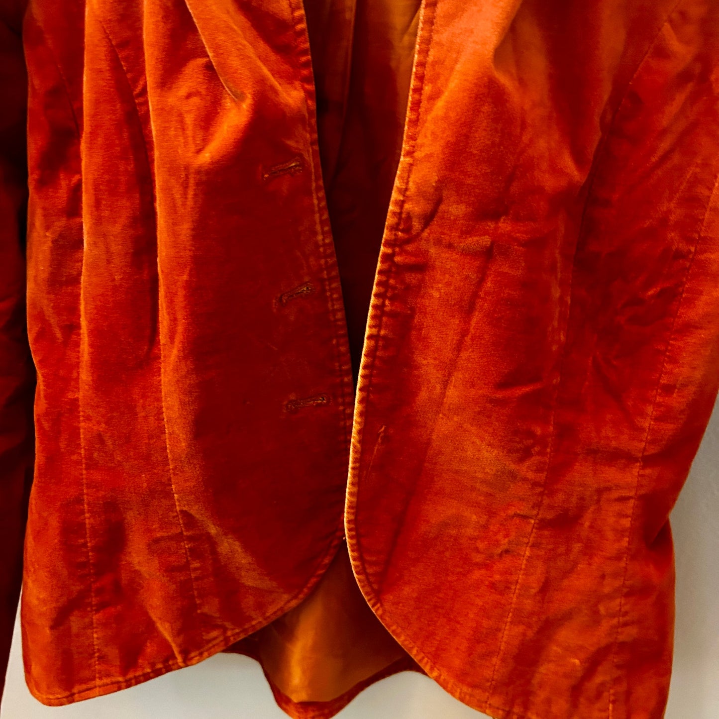 Armor Jeans Women’s Small Burnt Orange Velvet Blazer