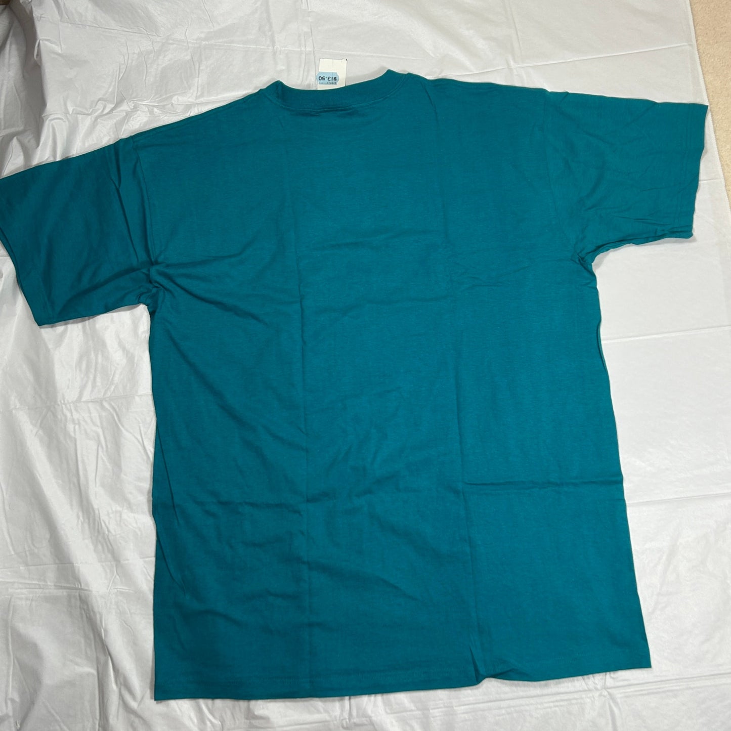 NWT Vintage 90s Holland America "Passport to Fitness" Teal T-Shirt - Men's XL