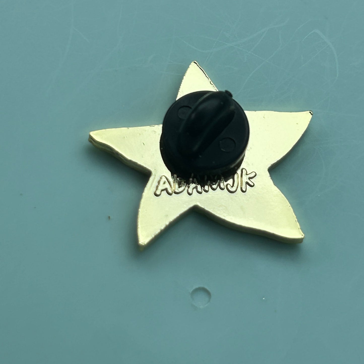 AdamJK "You Tried" Star Pin – Authentic Adam J. Kurtz Gold & Black Enamel Flair